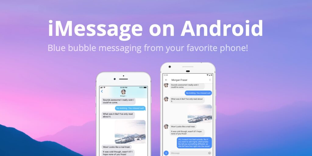 There is a new iMessage for Android app that works.