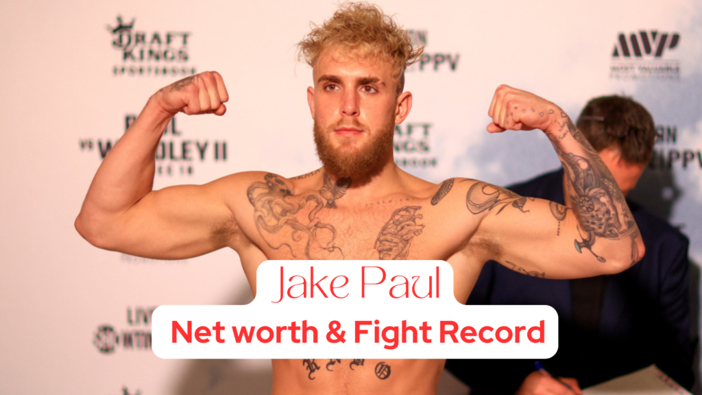 Jake Paul : Net worth, Fight Record 2024